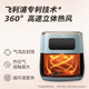 Philips (PHILIPS) starfish air fryer, home 5.6L large capacity smart touch screen, multi-function fully automatic HD9257