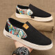 Pavilio de citron Beijing lienzo zapatos para hombres 2025 nuevos zapatos de lienzo casual de verano de mil capas de una pinza de un pin de estilo delgado 41 (255 mm)