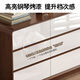 Xianqingyashe Drawer Cabinet Bedroom Storage Cabinet Living Room Wall Storage Cabinet Simple Modern Nine-drawer solid wood drawer cabinet at the end of the bed Nine-drawer cabinet + dressing table (stool included) Entry package installation