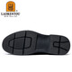 Old Man's Head (Laorentou) Zapatos de cuero casual de negocios para hombres para hombres y otoño Autumnable Desgaste Resistente Cabeza de cuero zapatos formales zapatos de boda zapatos de papá LA13067 Negro 44