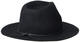 BRIXTON Men's Cotton Sun Hat Classic Federation Hat All-Season Outdoor Leisure Black Large