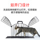 Washing cat cage, cat blow-drying cage, washing cat artifact, anti-scratch, blow-dry, cat bathing cage bag, fixed cat supplies, anti-scratch, washing cat cage, blue + long-handled brush L-suitable for 8-12 Jin Jin equals within 0.5 kg