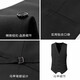 Shanshan suit men's four-season business casual blazer slim groom wedding dress solid color formal suit black (including vest) XL 180/96A(50)