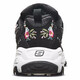 
Skechers women's shoes spring and autumn 2024 new thick-soled high-rise daddy shoes lightweight shock-absorbing casual embroidered panda shoes sneakers 11977-BLK 35