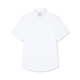 GXG men's basic classic business iron-free multi-color short-sleeved shirt for men easy to care White S