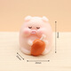 Pig resin small ornaments cartoon cute micro landscape simulation pig home mini handicraft car decoration flower pig + side lying pig
