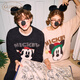 Gukoo Pajamas Couple Winter Disney Co-branded New Maillard Half Velvet Warm Men's Home Clothing Set Female D Mickey Couple Pajamas M Female