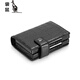 Caja de tarjetas de doble tarjeta de canguroo Billet de billetera Anti-demagnetización RFID Bag Card Creative Business Card Billet Billet Bold de billetera [520 Crazy Horse Negro