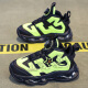 361 Kinderschuhe, Jungenluftkissen Basketballschuhe, Frühlings -Kinder -Running -Turnschuhe, praktische Reibungsgeräusche von Teenagern 6198 Schwarz und Weiß 35 Größen