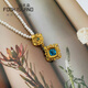 Fulaidao Gold Anhänger gefrorene Teile Vollgold 999 Single Anhänger Alte Methode Gold Hochzeit voller Goldschmuck Frauen Arbeitsgebühr: 1392 Yuan 5,98 Gramm