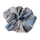 
2024 new style gentle temperament mercerized satin large intestine circle for women French super fairy oil painting hair ring 3897-1-light blue oil painting satin hair ring