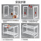 Jiabai Kitchen storage rack Stainless steel sink rack Telescopic drain basket storage rack Storage rack Cabinet rack