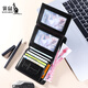 Kangaroo leather wallet men's card bag driver's license clip vertical wallet multi-function 2025 new short leather wallet black two-fold