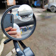 Shangxingzhe motorcycle electric vehicle rearview mirror assist small round mirror 360 no-dead angle rearview mirror reversing mirror car rearview mirror 2 packages