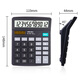 
Deli Deli 837es series dual power desktop office calculator 12-bit large screen desktop computer Office stationery supplies [classic] non-voice + dual power supply