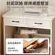 Langcheng solid wood core desk bookshelf and bookcase combination student and child study table small apartment bedroom writing computer table anti-fouling and scratch-resistant study table warm white 60*50*180cm self-installation nanny-level installation drawings