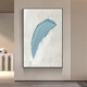 Whale Pati Living Room Decoration Painting Single Modern Simple Abstract Brushstroke Art Painting Entrance Hallway Hanging Painting Large Sofa Mural 753-2 70*100 Black Frame/Crystal Porcelain Painting