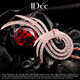 IDee CREATIVE IDER FOR YOU France IDee fashion brooch women's corsage temperament niche design pin light luxury autumn and winter accessories birthday gift custom brooch sweater chain 3.8*6.5CM75+5CM