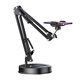 Budi Professional Overhead Photography Mobile Phone Stand Desktop Live Broadcast Selfie Rod Tripod for Food Video Video Special Unboxing Vlog Teacher Calligraphy Overhead Shooting Belt for Online Classes Weighted Base Carbon Steel Cantilever Desktop Overhead Photography Live Broadcast Bracket
