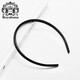 Royal sasa royal sasa ultra-fine solid color hairband with toothed hair accessories Korean headband face wash broken hair clip simple versatile headwear black BL