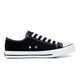 HUILI Classic Men and Women Chores de toile à haut basses Spring and Automn Board Chaussures décontractées Chaussures Couple Couple Sports Chaussures 391 Black 38