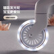 德拉玛（DELAMA）W1儿童滑板车宝宝溜溜车溜娃神器滑步车滑行车轻便型推车三合一 轻奢白金+闪光轮 白色