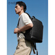 Jinlilai sac à dos sac pour hommes Cowhide Bag de grande capacité sac d'ordinateur sac sac à dos cadeau d'anniversaire pour papa petit ami noir petit ami noir