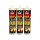 
American Ston Fireproof Glass Glue Resistant High Temperature Glue Silicone High Viscosity Flame Retardant Waterproof Fireproof Sealing Glue Resistant 450 Black High Temperature Resistant 12801 Coating Gun