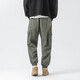 Peak Paul (Dingfengbaoluo) Gong Pants Men's Spring and Summer Bouncing Pants Loose Tide Casual Trip Pants Male FK6603 Army Green L
