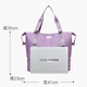 
Cool kar travel bag women's luggage bag large capacity fitness bag casual Oxford cloth bag short-distance travel handbag light purple [with shoe bin + dry and wet separation]