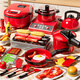Xidici spielt Küchenspielzeug mit großer Größe Kochset Simuliertes Küchenutensilien und Schnitte. Ausgewählte Küchenutensilien [20 Stück Set] Kindertag Geschenk 61 Geschenk 618