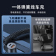 Philips car charger super fast charging with cable car cigarette lighter converter one to two Apple 15/16 Huawei USB expansion car charger head 4313