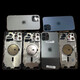 A适用苹果12iphone12promax后盖总成拆机中框原装边框12mini 12promax黑色原拆95新