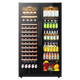 Bacchus double-door wine cabinet 150 bottles 1.76 meters Ice bar thermostatic cabinet multi-functional household tea cabinet fresh cabinet large capacity built-in air-cooled frost-free living room villa left wine display + right ice bar (integrated dual-temperature air-cooling) 58 bottles
