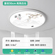 Jihuo ultra-thin and ultra-bright LED ceiling lamp, simple and modern master bedroom lamp, living room lamp, corridor, kitchen balcony lamp, white frame - diameter 30CM white light 24 watts