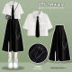 
Ran Yilan Korean retro college style girls' suit 2023 summer sweet and cool suit female students Korean style loose college style lining work skirt 1389# XS suggested 80Jin [Jin equals 0.5 kg] below