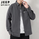 JEEP SPIRIT Jeep Shirt Men's Long Sleeve Casual Jacket Men's Spring and Autumn Shirt Men's Pure Cotton Trendy Clothes