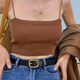 Cartelo Femme pour la ceinture coréenne de style coréen jupe décorative et pantalon décontracté simple épingle polyvalente boucle noire d'anniversaire 520 cadeau