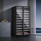 Bacchus red wine cabinet 250 bottles thermostatic wine cabinet home commercial club office built-in integrated double-door double-control tea cabinet refrigerated wine storage cabinet high-end air-cooled frost-free YC710 dual temperature - full beech wood frame - 1.91m high 250 bottles