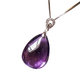 Etcol Uruguayan Amethyst Pendant Women's Nine Purple Lihuo Water Drop Clavicle Chain Sweater Chain Birthday New Year's Eve Gift Collection Grade Amethyst Pendant