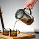 Mesni Glass Tea tasse de thé à thé de séparation d'eau de séparation d'encre couleur créativité Brewing Tea tasse avec eau filtrée tasse de fleur de fleur tasse de thé Kung Fu Set Moke tasse 690 ml