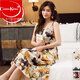 COMPLETE KITCHEN5XL特大码吊带睡裙女春夏季薄款纯·棉孕妇短裙加肥加大码200斤睡 M-7027 3XL 150-170斤