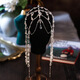 Meng Junchen Bride Wedding Headress Hair Accessoires écrite et maquillage de mariage frange frange et sourcils chaîne de tête Super Fairy Grand Luxury Femme