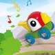 HAPE Educación temprana Parrot Bird Whistle Kazu Di Train Padre-Hiñón Interactive Interactive Boy and Girls Holiday Gift Parrot Whistle Train (Serie de pista compatible)