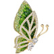 Qlady butterfly brooch, high-end women's corsage design, niche design, temperament, anti-exposure pin, accessories gift