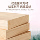Color Tang Tempered Glass Solid Wood Mirror Full-body Mirror Household Floor-standing Mirror Explosion-proof Clothing Mirror Wall-mounted Fitting Mirror Log Wood Color 40*160 [Explosion-proof Glass]