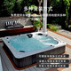 
Keruikang Surf Jacuzzi Bathtub Intelligent Constant Temperature Heated Built-in Acrylic Bathtub Home Adult Outdoor Hot Spring Bathtub WS-694 (2200*2200*900mm)