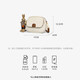 Viney Cow Wide Bag Bag Mini Bolsas redondas de moda