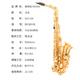 塞德森（SAIDESEN） 萨克斯 降E调中音萨克斯风/管乐器 双笛头配置 初学考级专业演奏 SAS-100经典考级款-金色