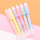 Hobbys Highlighter Farbstift Grobhub Stiftstift Student Hand Stiftmarkierungsnoten markieren Graffiti Pen 6191 Xiangxiang Highlighter Pink 12 PCs/Box